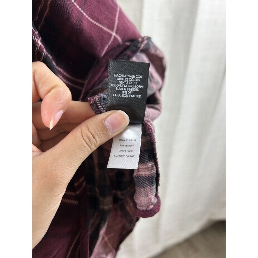 Torrid Rayon Twill Tie Neck Plaid Peasant Top Womens Plus Size 3X - Picture 12 of 14